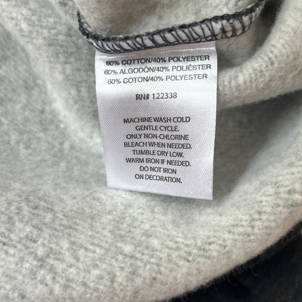 Jeep Charcoal Gray Pullover Hoodie with Orange Lined Hood and Stripe Accent - Picture 5 of 7